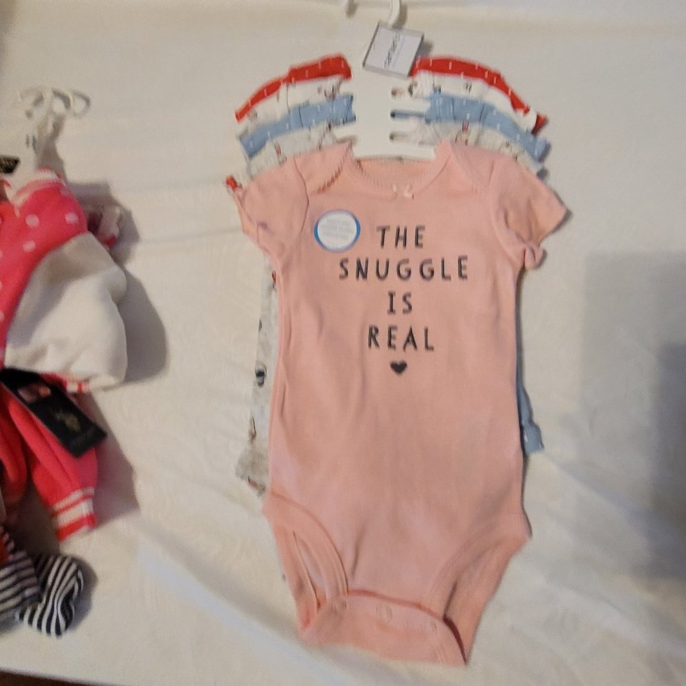 Carter's Girl Onesis Set of Five